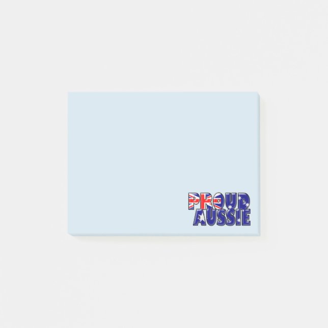 proud Aussie - Post-It-Notes pad Post-it Notes (Front)
