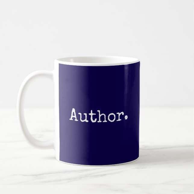 Proud Author Creative Writer Gift Coffee Mug (Left)