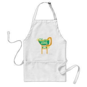 Proud Author Retro Style Diner Sign Art Cartoon Adult Apron