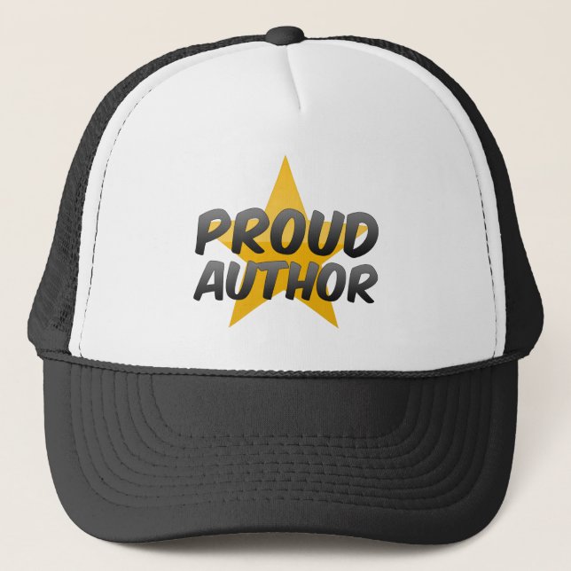 Proud Author Trucker Hat (Front)