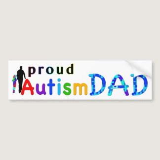 Proud Autism Dad Bumper Sticker