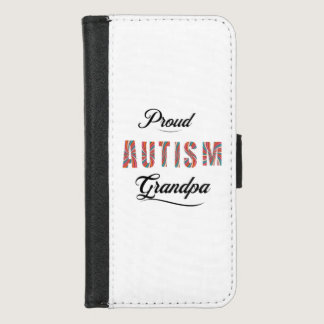 Proud autism grandpa  iPhone 8/7 wallet case
