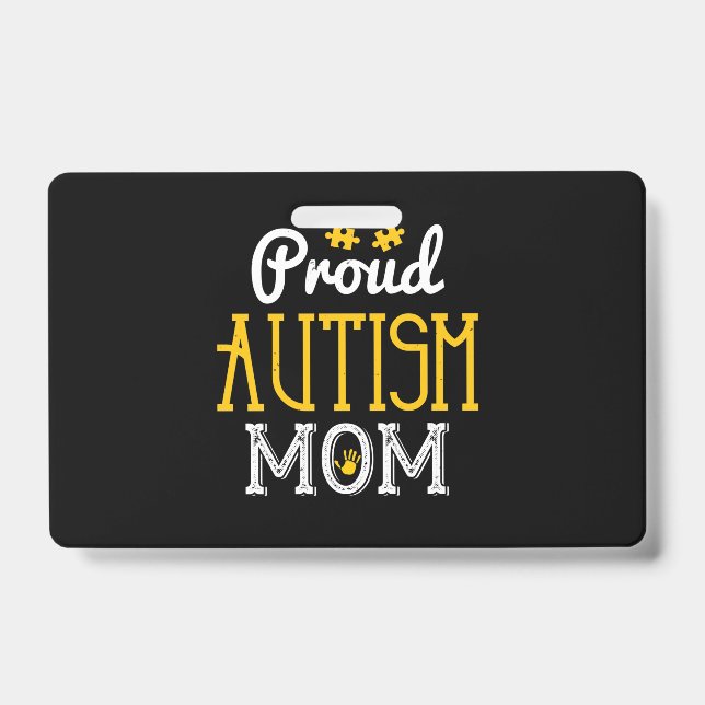 Proud Autism Mom-01.Png Badge (Front)
