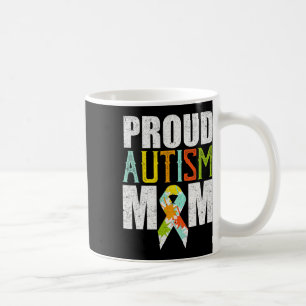 Proud Autism Mom Autism Awareness Vintage Coffee Mug