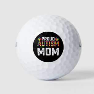 Proud Autism Mom Awareness Autistic Family Golf Balls