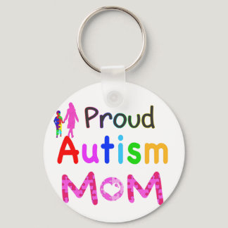 Proud Autism Mom Keychain