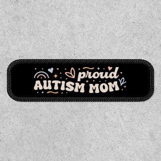 Proud autism mom mother patch