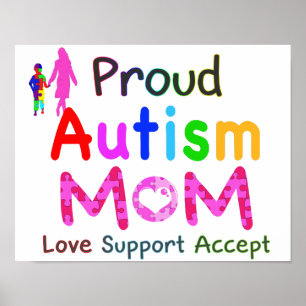 Proud Autism Mom Poster