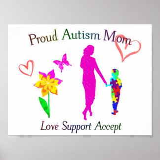 Proud Autism Mom Poster