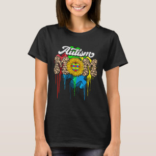 Proud Autism Mom Support Autism Awareness Month Wo T-Shirt