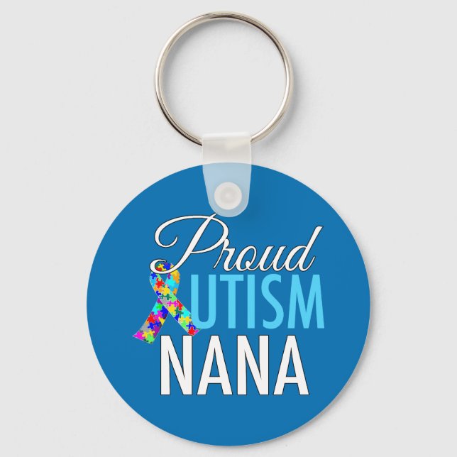 Proud Autism Nana Keychain (Front)
