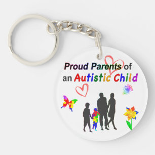 Proud Autism Parents Keychain