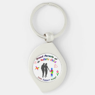 Proud Autism Parents Keychain