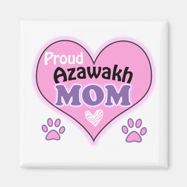 Proud Azawakh mom Magnet (Front)