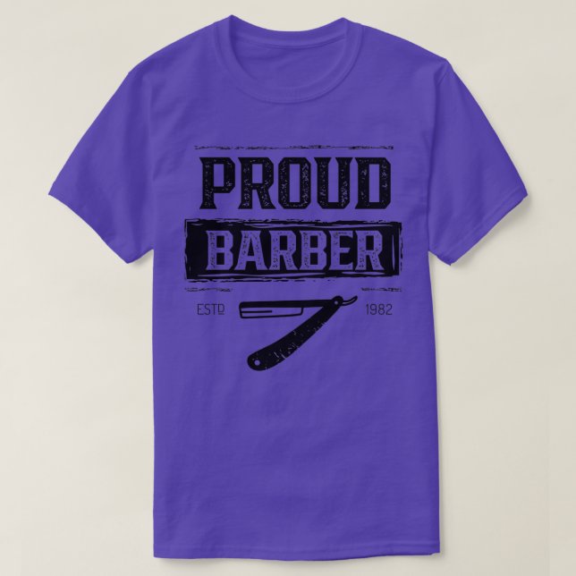 Proud Barber 5 T-Shirt (Design Front)