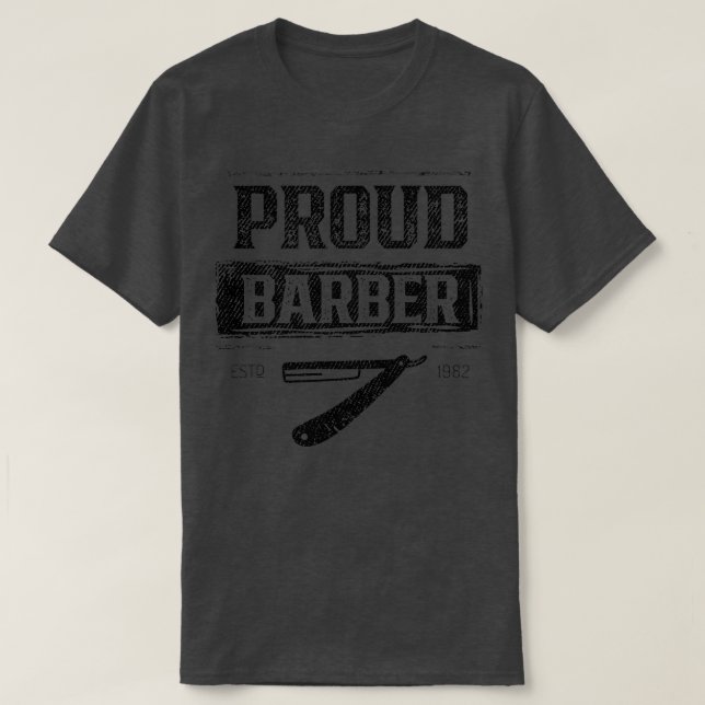 Proud Barber 7 T-Shirt (Design Front)