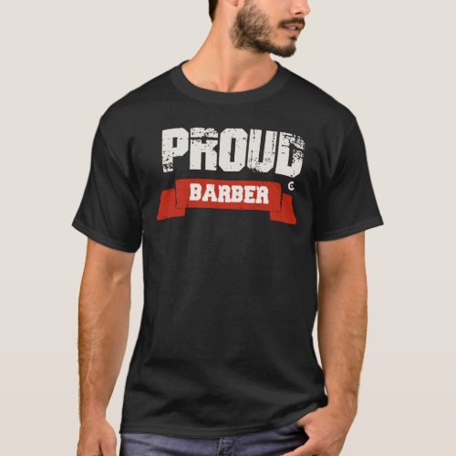 Proud Barber T_shirt 