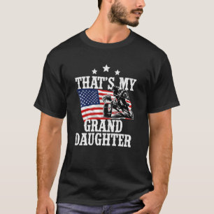 Proud Barrel Racing Grandpa Barrel Racer Grandfath T-Shirt
