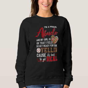 Proud Baseball Abuelo Baseball Family Matching   Sweatshirt