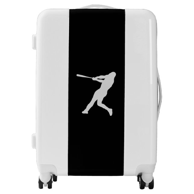Proud Baseball Batter Silhouette 1 Luggage (Front)