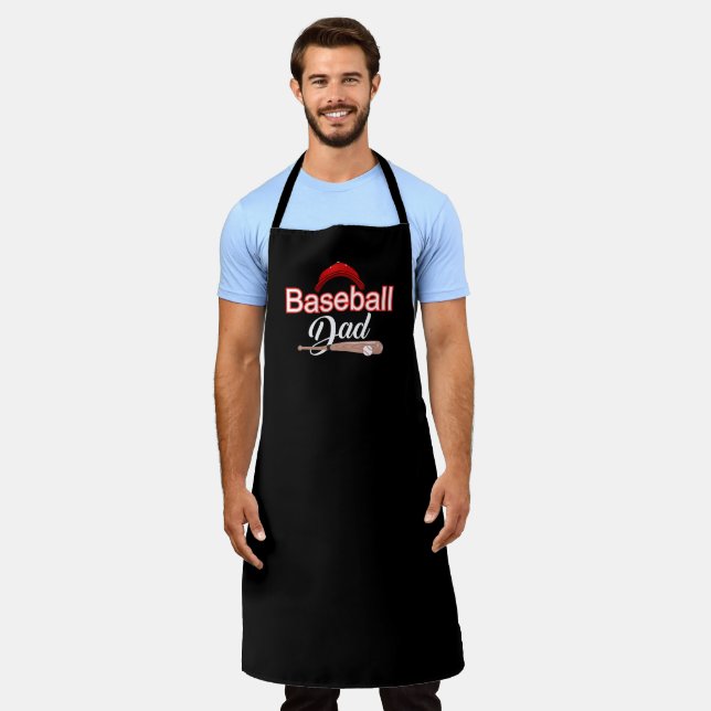 Proud Baseball Dad Champion Team Spirit Sports Apron (Worn)
