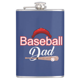 Proud Baseball Dad Champion Team Spirit Sports Flask