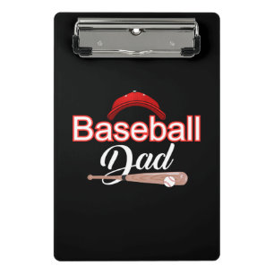 Proud Baseball Dad Champion Team Spirit Sports Mini Clipboard