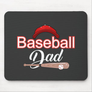 Proud Baseball Dad Champion Team Spirit Sports Mouse Pad