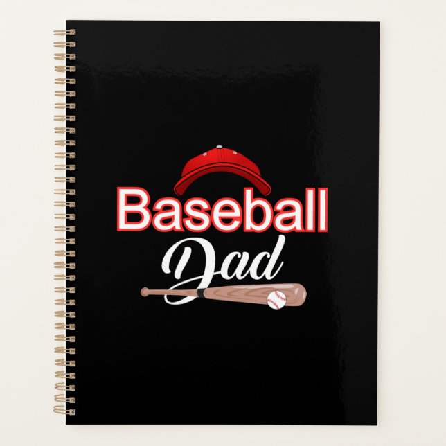 Proud Baseball Dad Champion Team Spirit Sports Planner (Front)