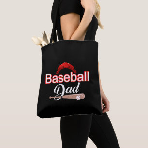 Proud Baseball Dad Champion Team Spirit Sports Tote Bag