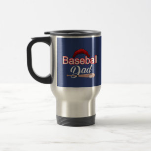 Proud Baseball Dad Champion Team Spirit Sports Travel Mug