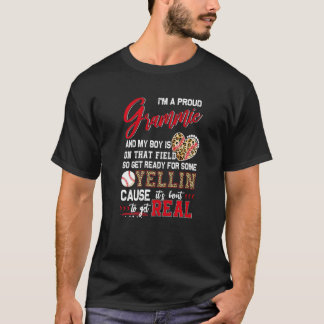 Proud Baseball Grammie Baseball Family Matching 1 T-Shirt