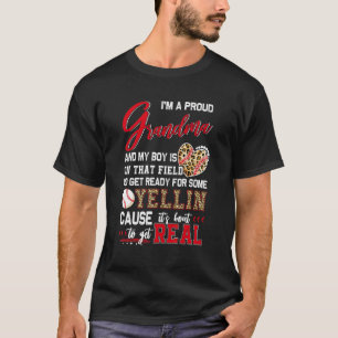 Proud Baseball Grandma Baseball Family Matching 1 T-Shirt
