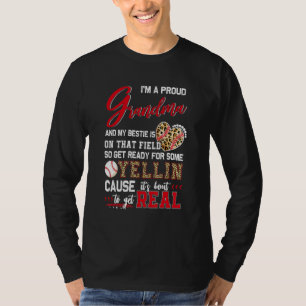Proud Baseball Grandma Baseball Family Matching 2 T-Shirt