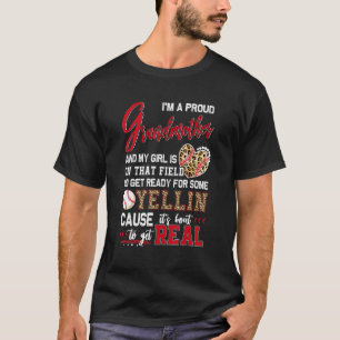 Proud Baseball Grandmother Baseball Family Matchin T-Shirt