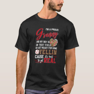 Proud Baseball Granny Baseball Family Matching 1 T-Shirt