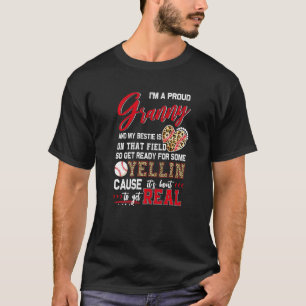 Proud Baseball Granny Baseball Family Matching 2 T-Shirt