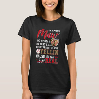Proud Baseball Maw Baseball Family Matching 1 T-Shirt