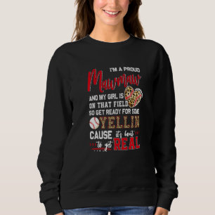 Proud Baseball Mawmaw Baseball Family Matching   Sweatshirt
