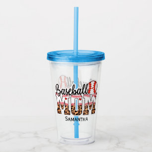 Proud Baseball Mom - Game Day Enthusiast Acrylic Tumbler