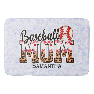 Proud Baseball Mom - Game Day Enthusiast Bath Mat