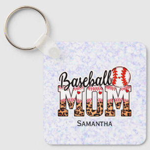Proud Baseball Mom - Game Day Enthusiast Keychain
