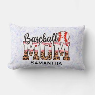 Proud Baseball Mom - Game Day Enthusiast Lumbar Pillow