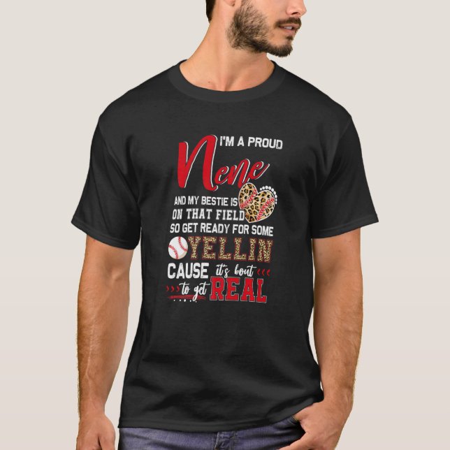 Proud Baseball Nene Baseball Family Matching T-Shirt (Front)