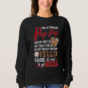 Proud Baseball Pop Pop Baseball Family Matching Sweatshirt