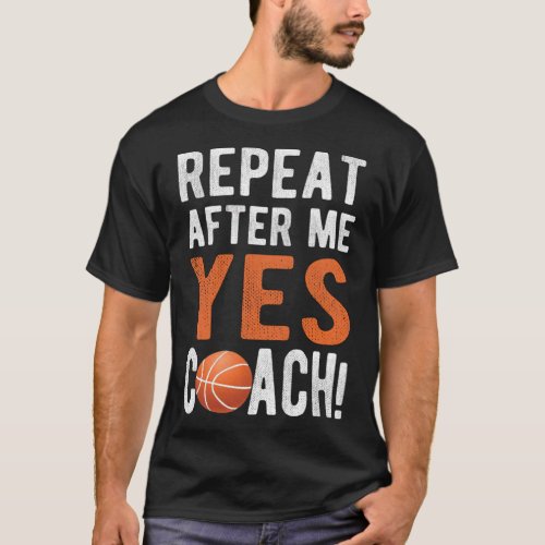 Proud Basketball Coach Gifts Basketball basketball T_Shirt