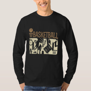 Proud basketball dad daddy father's day  basket dr T-Shirt