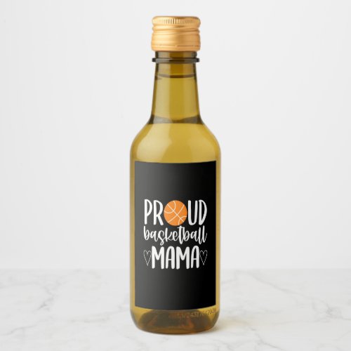 Proud Basketball Mama Wine Label