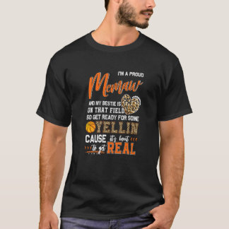 Proud Basketball Memaw Basketball Family Matching T-Shirt
