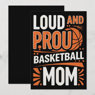 Proud Basketball Mom 2026 Game Day Vibes 2025 Holiday Card